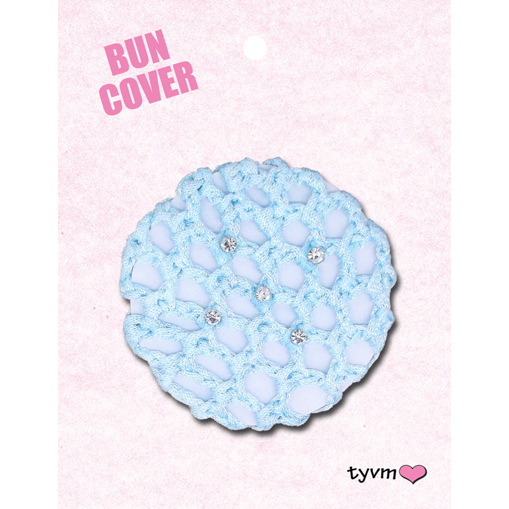 New Bun Cover from tyvm Braided with rhinestones Small 3" Ballet