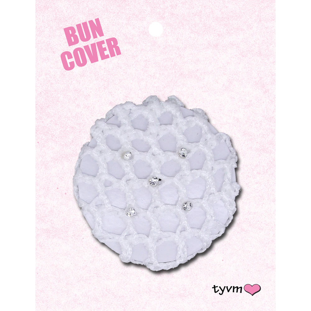 New Bun Cover from tyvm Braided with rhinestones Small 3" Ballet