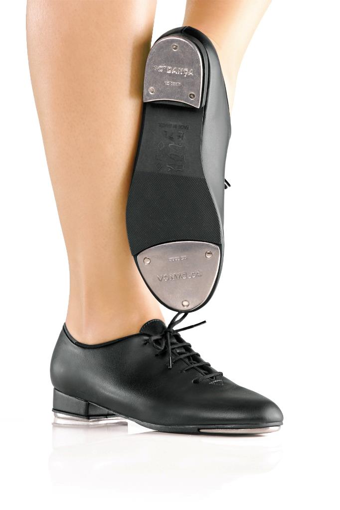 NEW Tap Shoes So Danca TA04 Oxford  Student Tan & Black Toddler to Youth