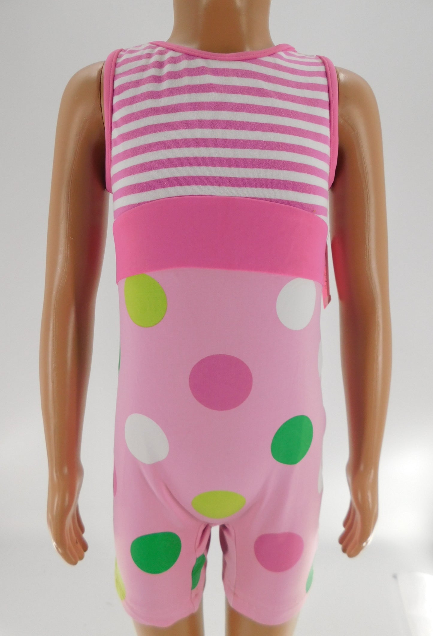 Pre-Owned Unitard Twirls  T11701 Small Child Pink Green Watermelon Lime White  Ballet
