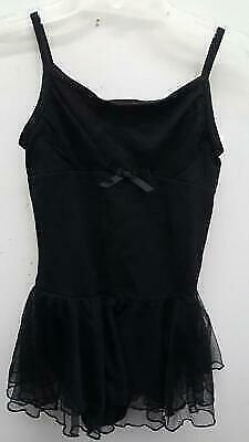Pre-Owned Leotard Dress Freestyle Small Child Black Tutu Cotton Ballet Tap