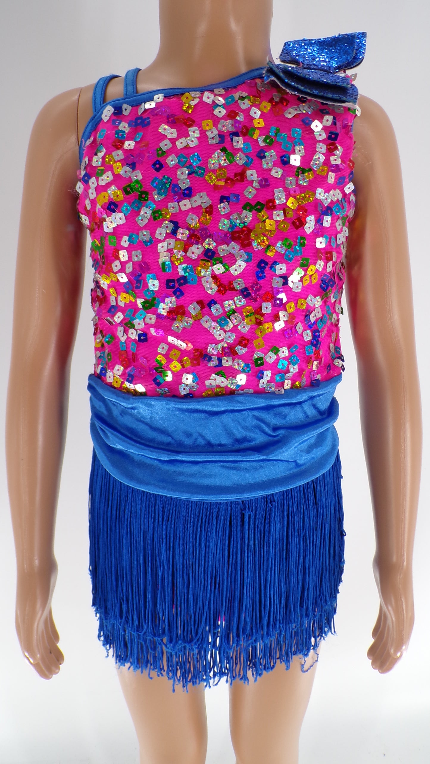 Pre-Owned Costume Weissman  10735 Intermediate Child Multiple Colors  Jazz