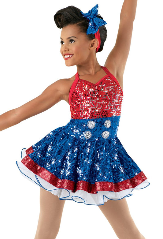 Pre-Owned Costume Weissman 9723 Small Adult Blue Jazz USA