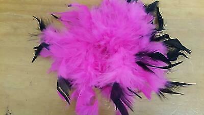 Pre-Owned Costume Weissman  10604 6x-7 Child Pink Feathers Jazz Musical Sequin