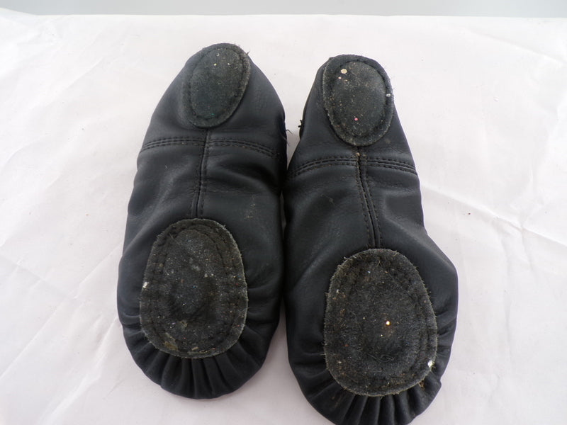 Pre-Owned Ballet Shoes Generic Little Kid 11M No Tie Leather Cross Straps Split Sole