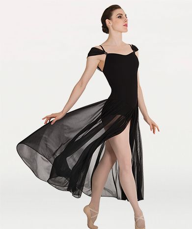 Pre-Owned Costume Medium Adult Blue Body Wrappers P755 Lyrical Ballet Contemporary Dress Leotard Mesh