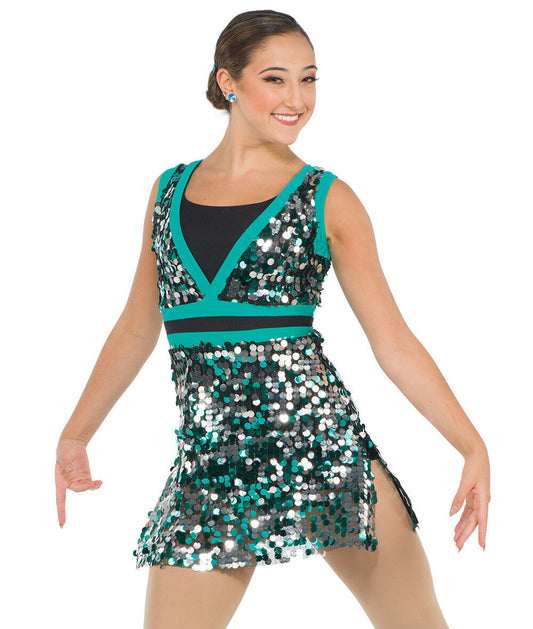Pre-Owned Costume AWCT  20561 XXL Child Teal  Jazz