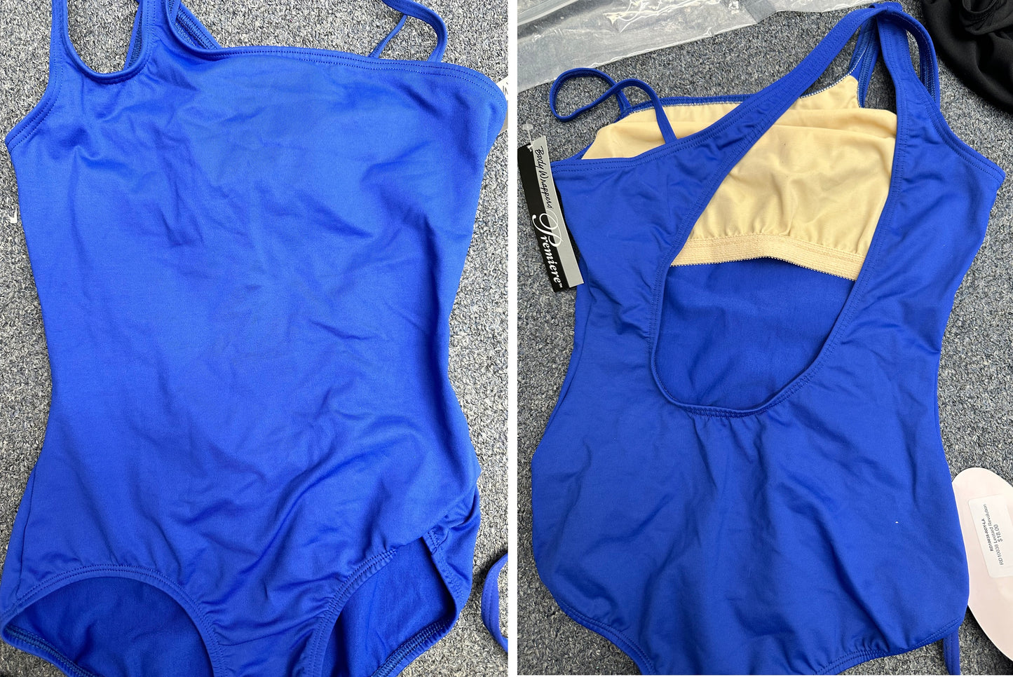 New Leotard Body Wrappers P344 Large Adult Royal Blue Ballet Modern