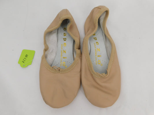 Pre-Owned Ballet Shoes Capezio Big Kid 4M Tie Drawstring Leather  Split Sole