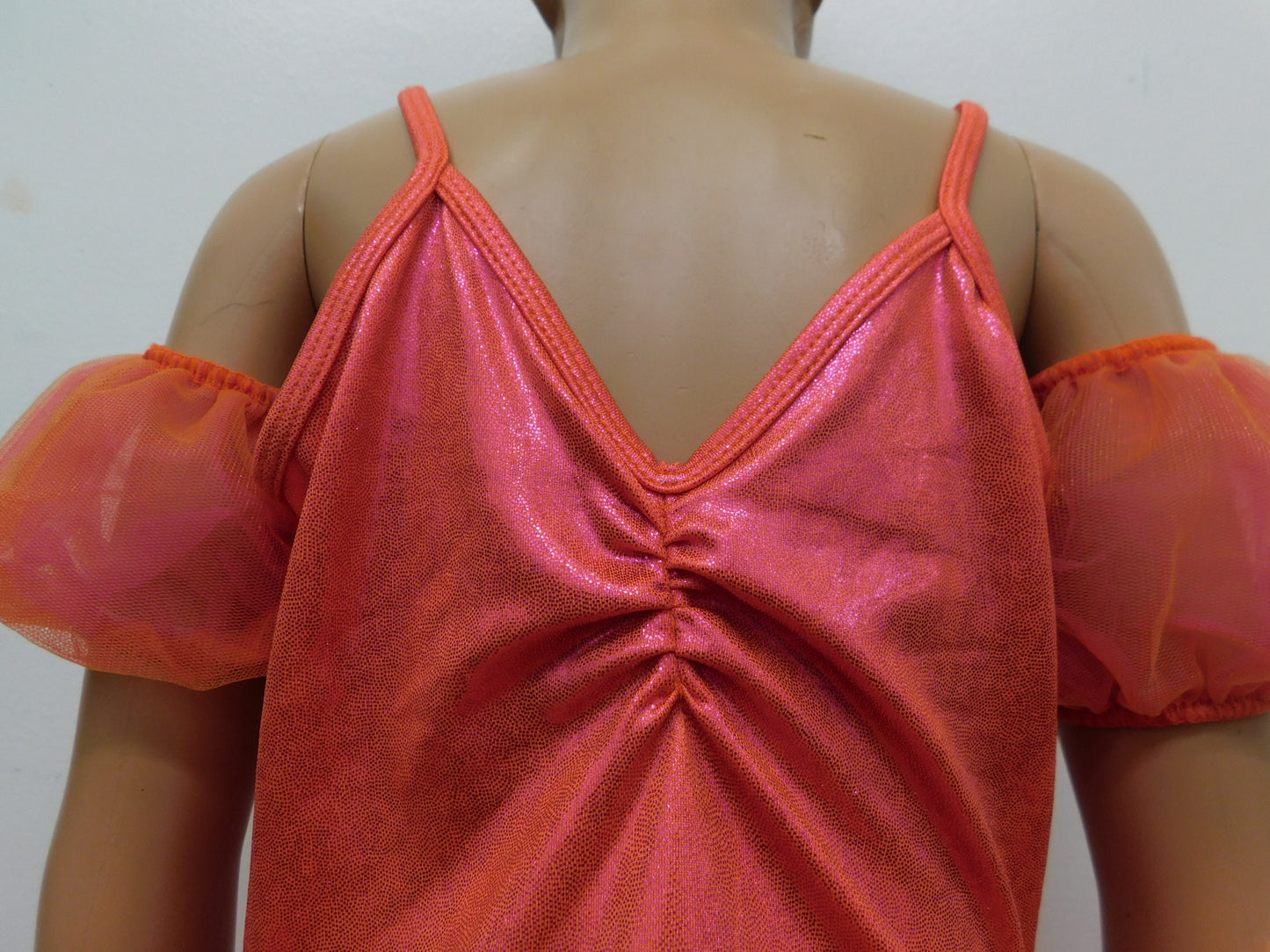 Pre-Owned Costume Curtain Call  C505 Medium Child Orange  Ballet