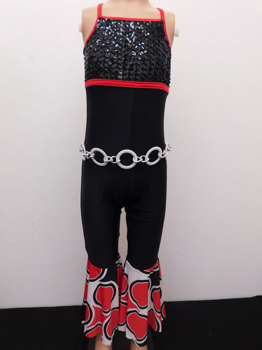 Pre-Owned Costume Dansco   Small Child Red  Jazz
