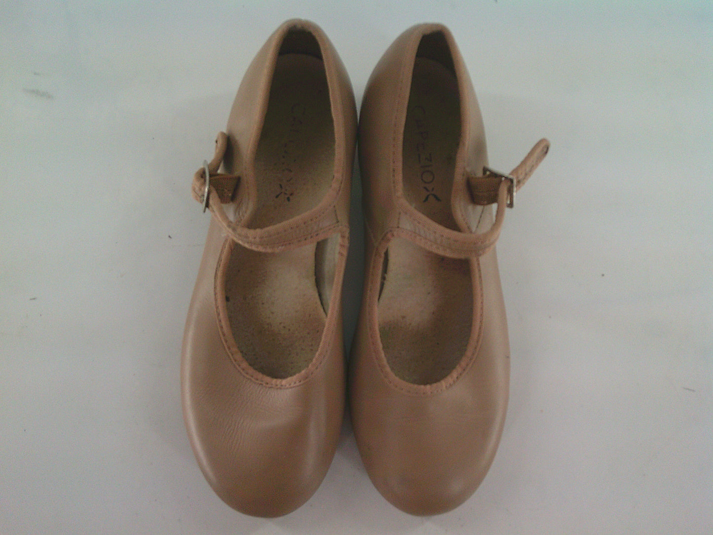Pre-Owned Tap Shoes Capezio Adult 5.5M Mary Jane Leather Buckle Student