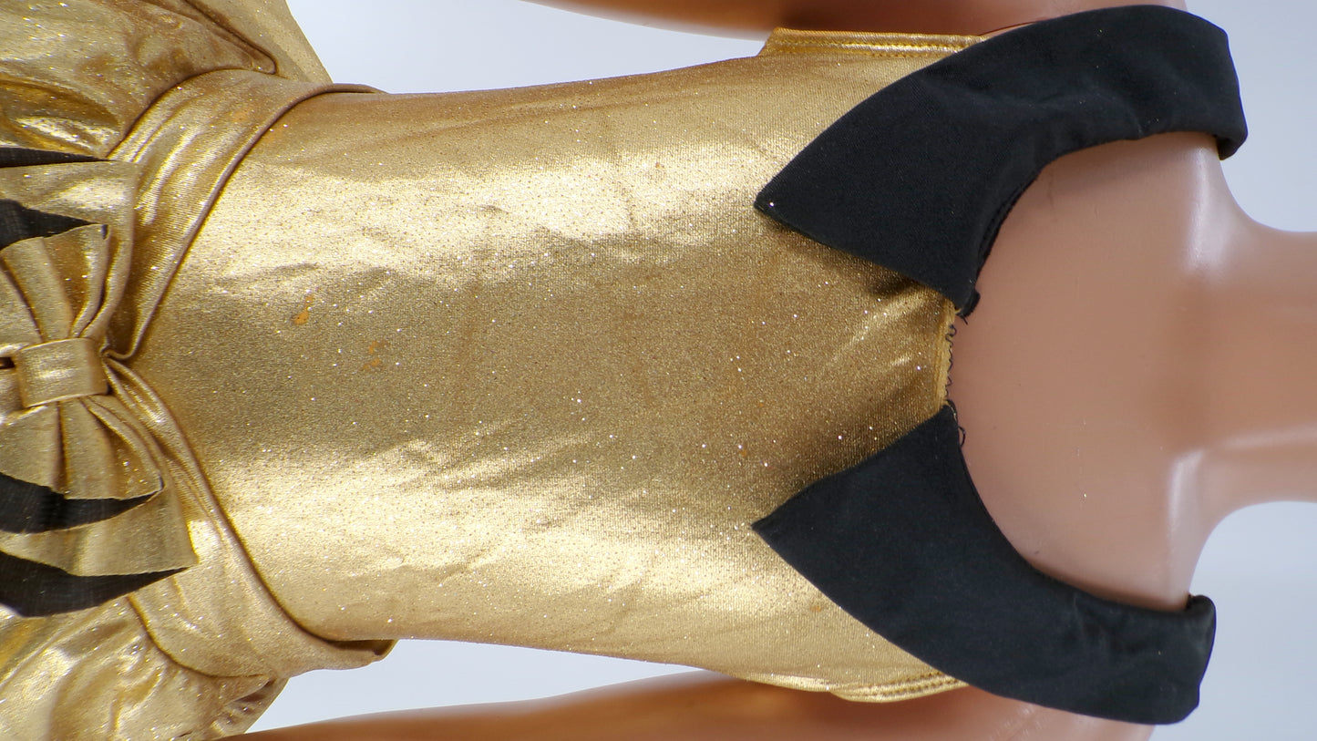 Pre-Owned Costume Unbranded   Medium Child Gold  Jazz