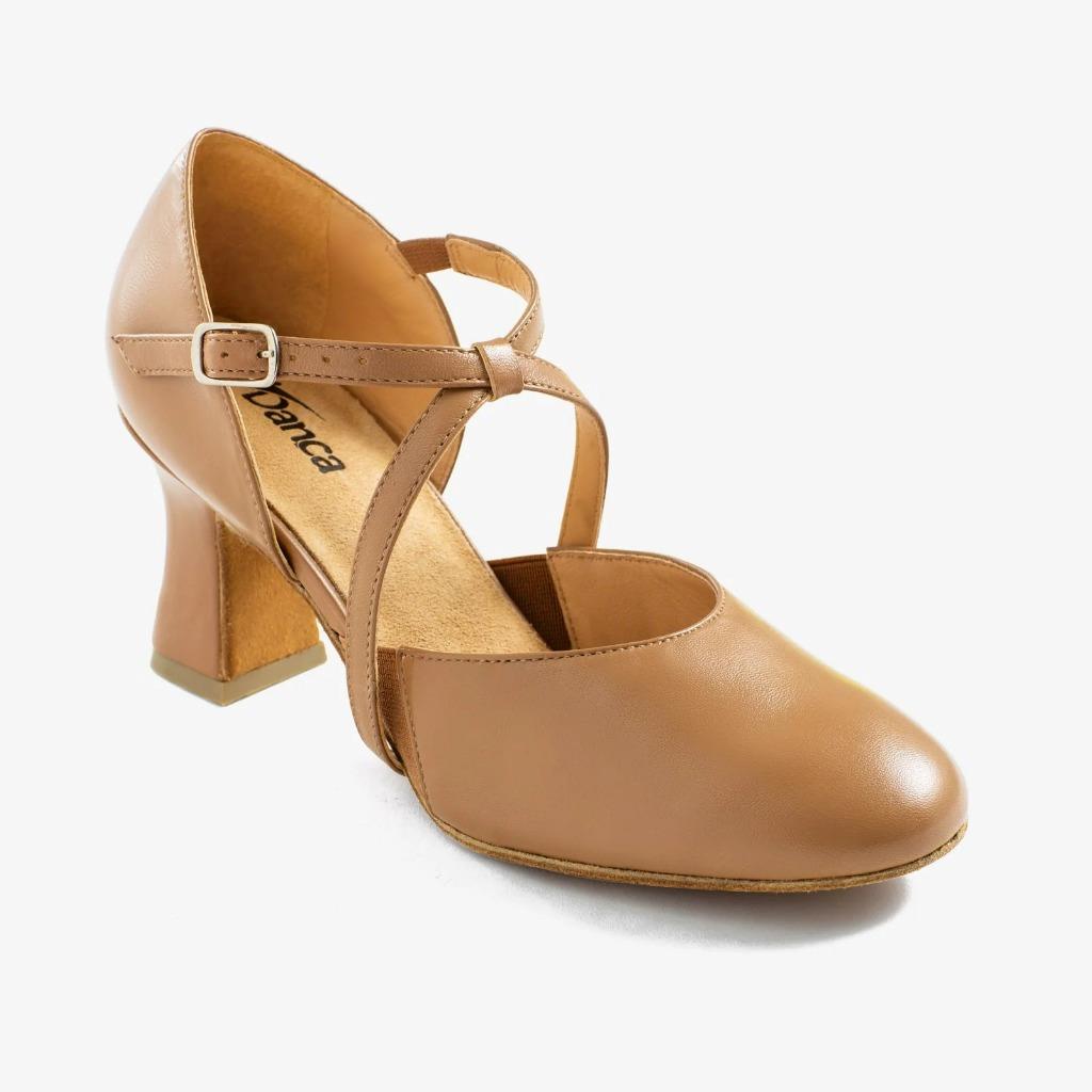 NEW Adult Ballroom Shoes So Danca SD142 Charity 2.5" Heel Cross Straps