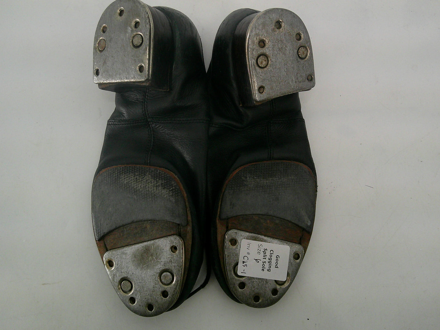 Pre-Owned Clogging Shoes Steven Stompers Adult 7M Oxford Leather  Split Sole
