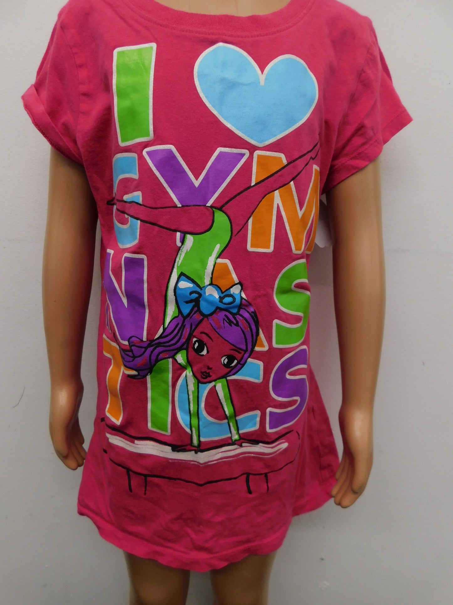 Pre-Owned T-Shirt Justice   Large Child Pink  Jazz