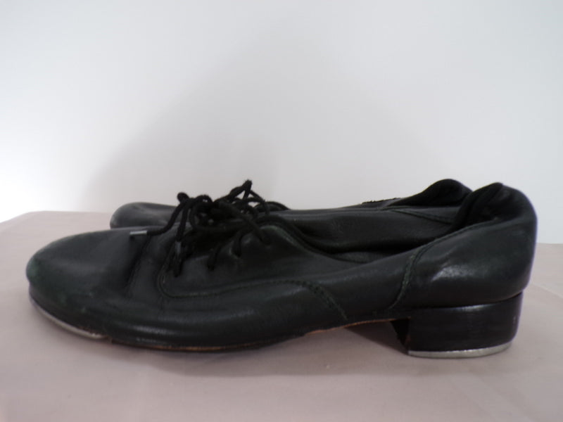 Pre-Owned Tap Shoes Bloch Adult 6M Oxford Leather Lace Up Full Sole