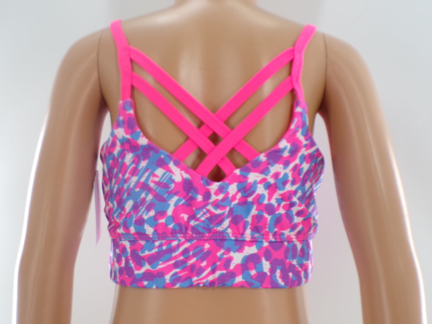 Pre-Owned Sports Bra BCG   Medium Child Hot Pink  Jazz Cheer