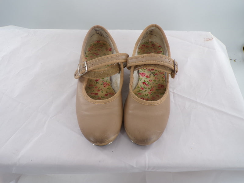 Pre-Owned Tap Shoes Capezio Little Kid 12.5M Mary Jane Leather Loop Strap