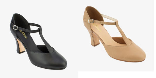 NEW Character Shoes So Danca  Adult Sizes Leather 3" Heel T-Strap