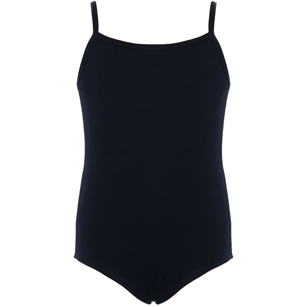 Pre-Owned Leotard Dancina Medium Child Black Ballet Jazz Camisole