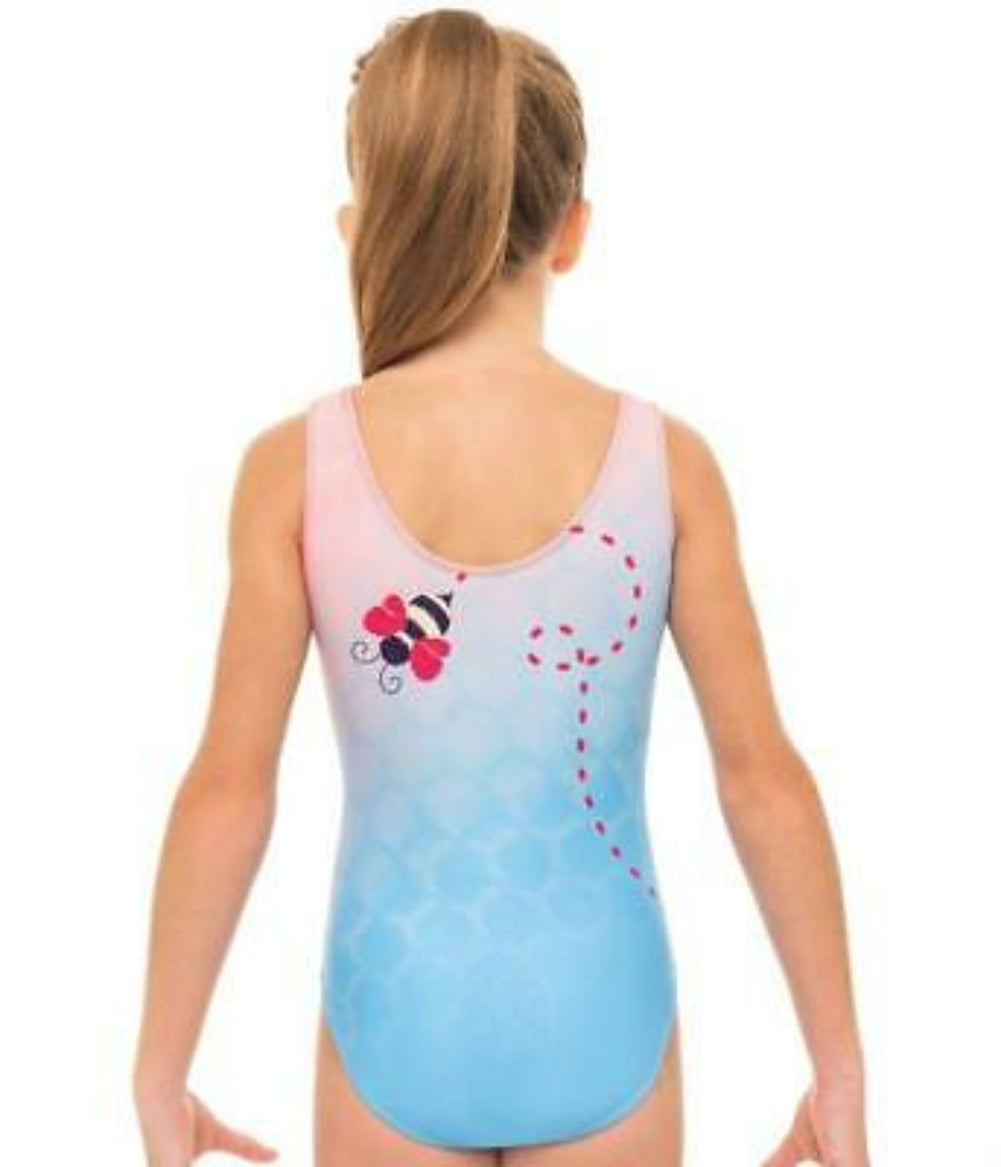 Pre-Owned Gymnastics Leotard Motionwear 1782 Small Child Bee Tumbling Acro