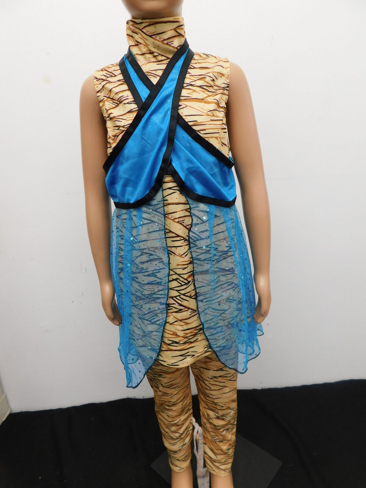 Pre-Owned Costume Unbranded   Medium Child Turquoise  Jazz