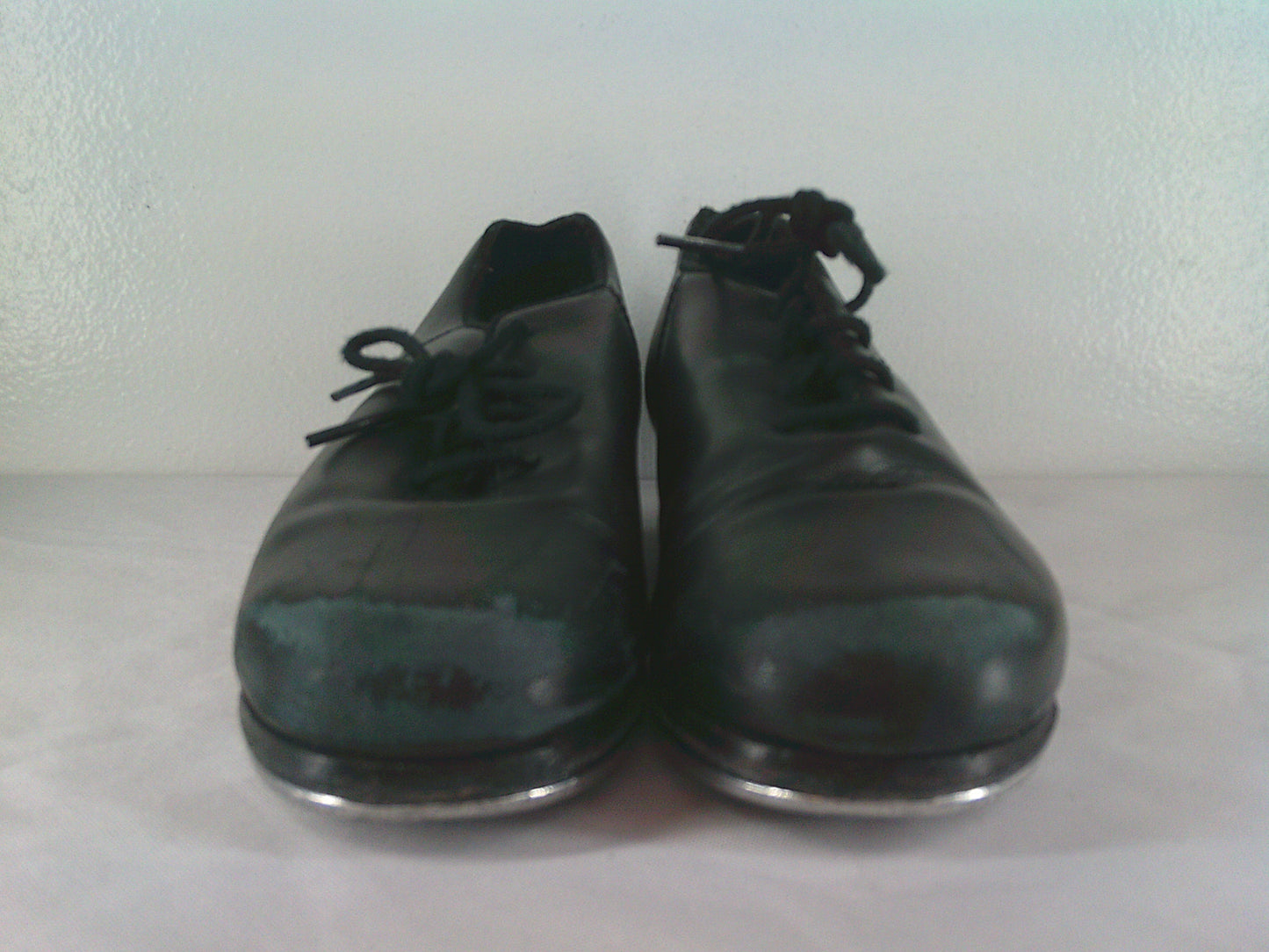 Pre-Owned Black Shoes Capezio Youth 4M Oxford  Lace Up Full Sole