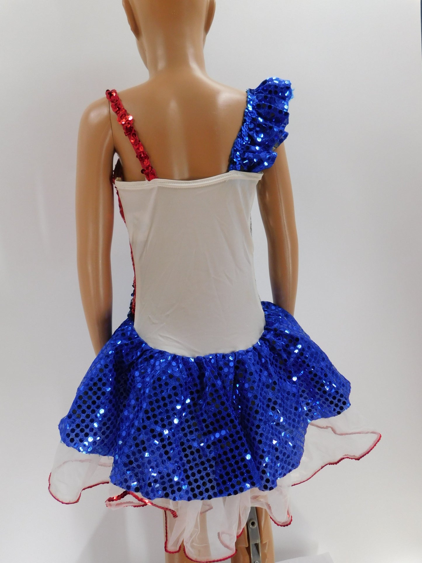 Pre-Owned Costume Leo's  61384-1 Medium Child Patriotic  Jazz
