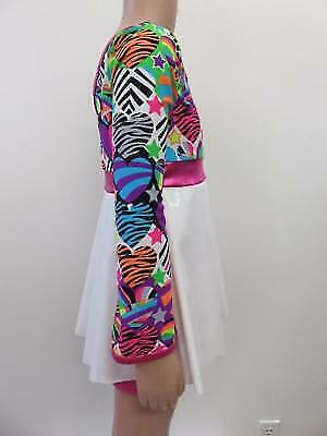 Pre-Owned Costume Curtain Call  E1351 Large Child Colorful 60's Dress Jazz