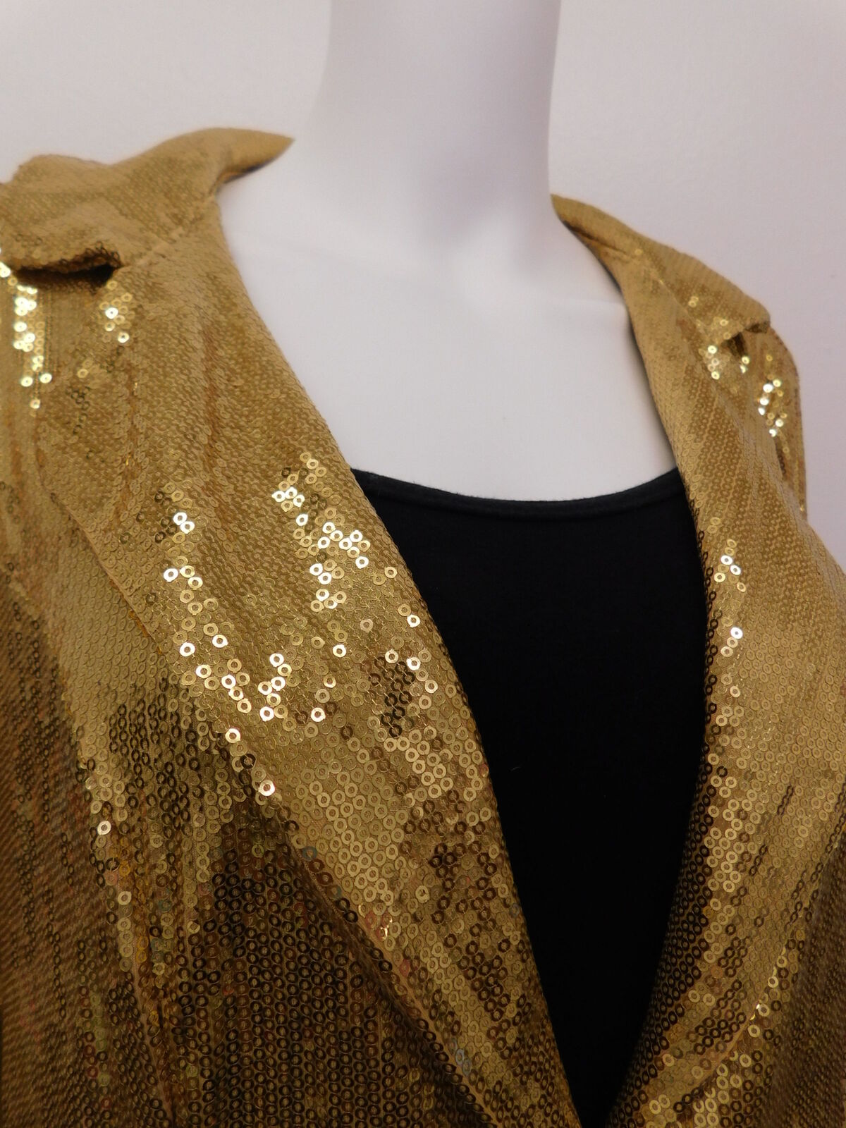 Pre-Owned Costume Jacket Balera  SQ7298 Large Adult Gold  Tap Jazz