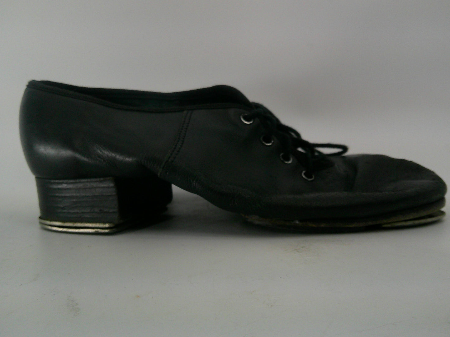 Pre-Owned Clogging Shoes Steven Stompers Adult 7M Oxford Leather  Split Sole