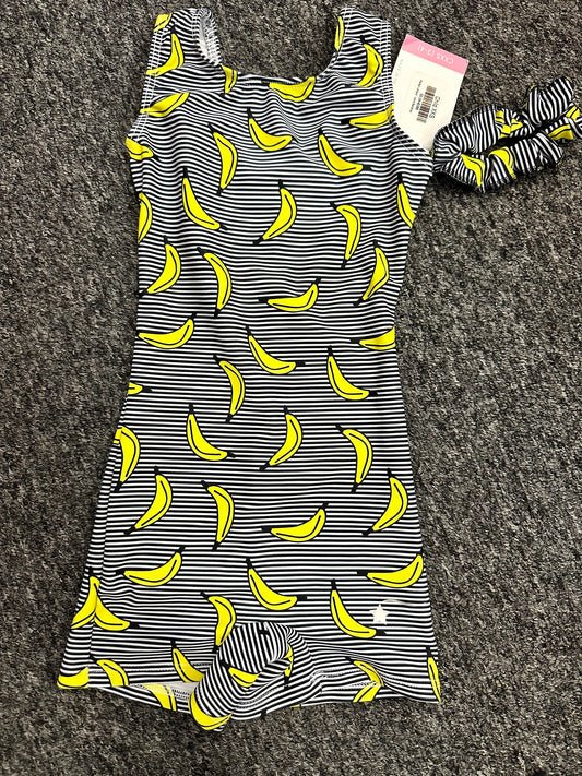 New Gymnastics Leotard Blue Yellow Toddler XXS Child
