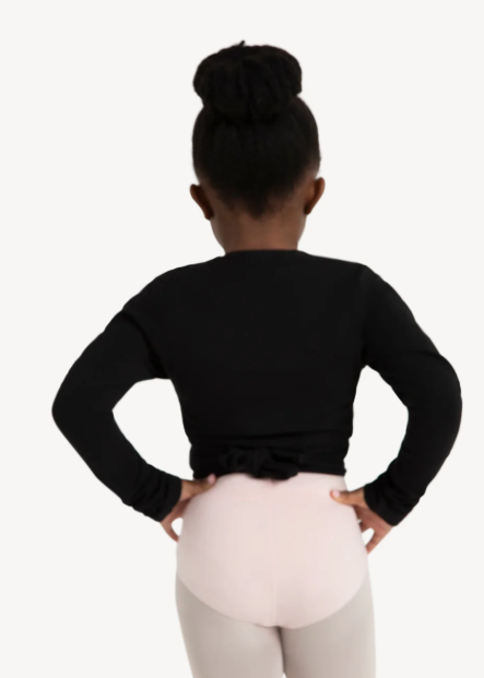 New Shrug Capezio CC850C 6x-7 Child  Black Pink  Ballet