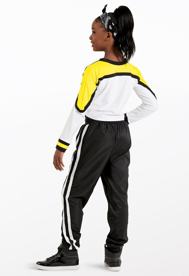 Pre-Owned Costume Weissman  12304 6x-7 Child Blue 2pc Hip Hop Jazz