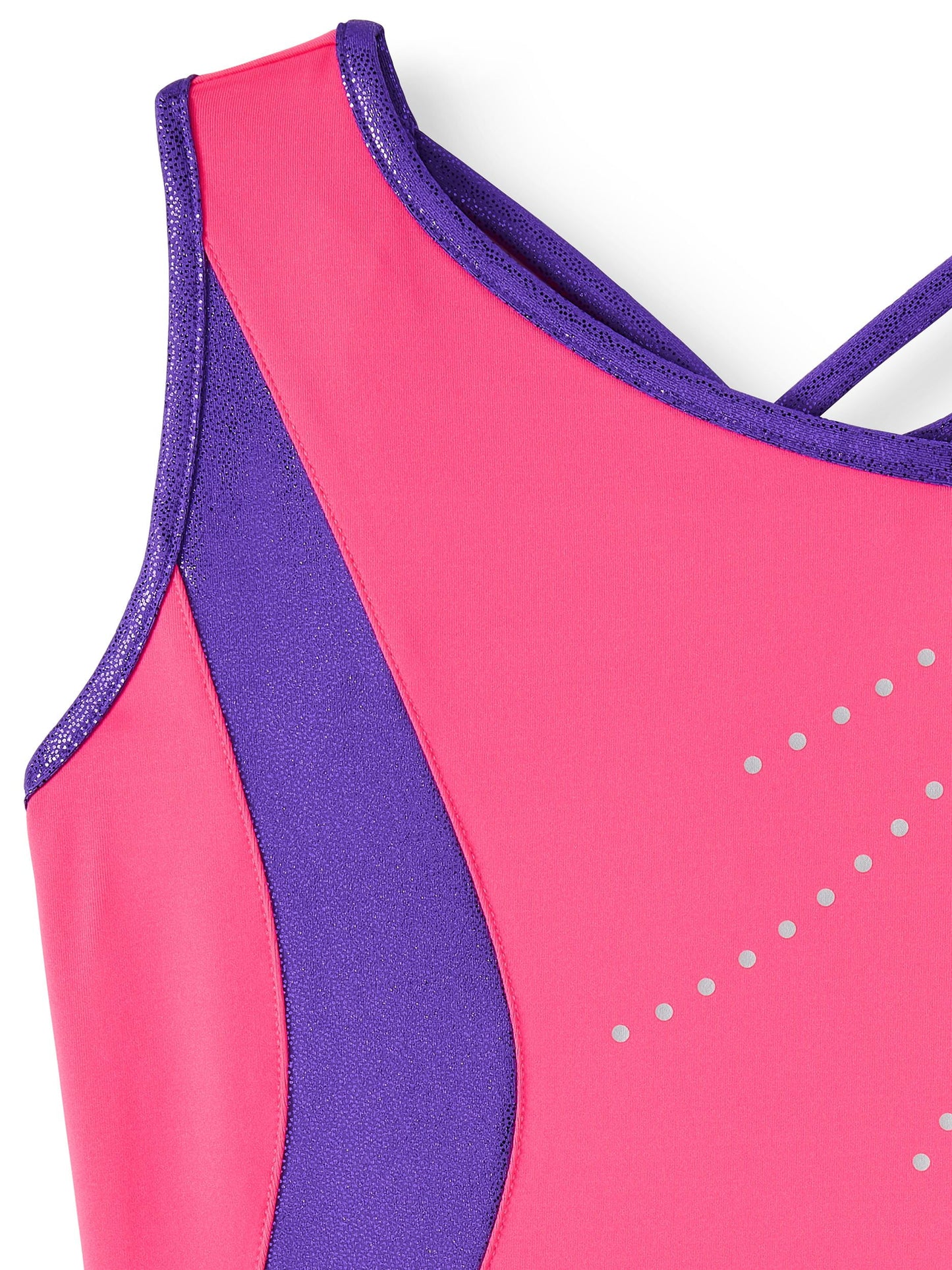 Pre-Owned Leotard Danskin Now   Medium Child Pink  Acro Tumbling