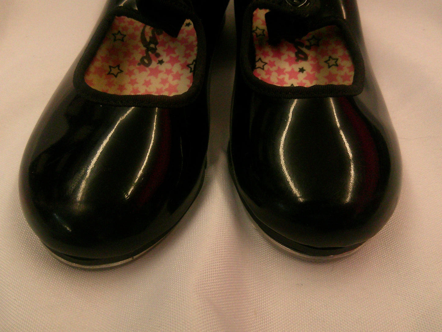 Pre-Owned Tap Shoes Capezio Toddler 9M Tyette Man Made Elastic Student
