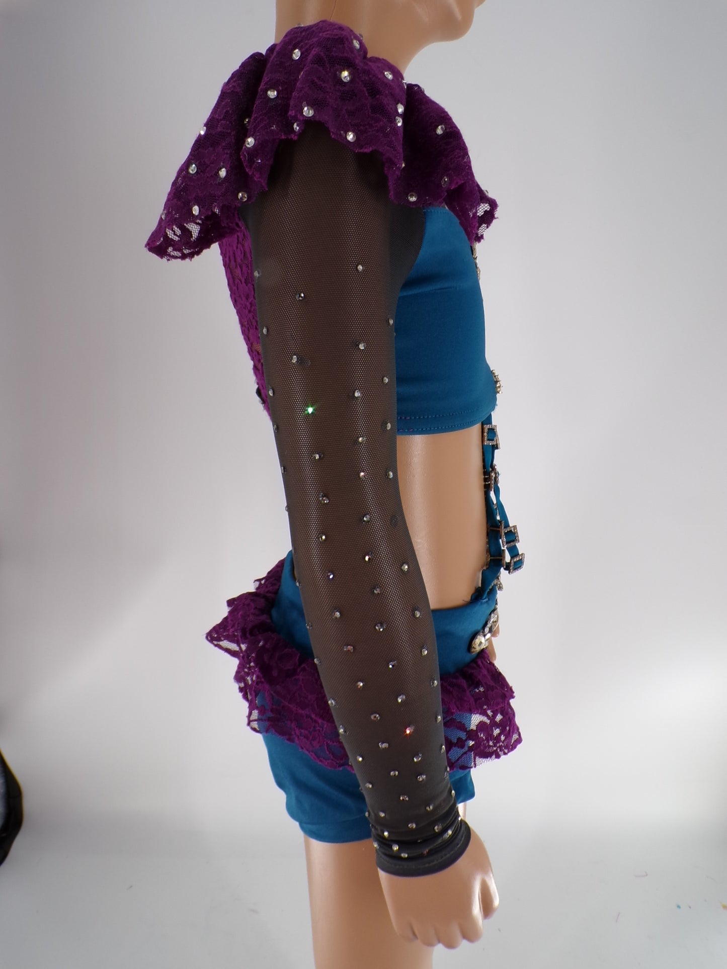 Pre-Owned Costume Reverence   Small Child Teal  Jazz