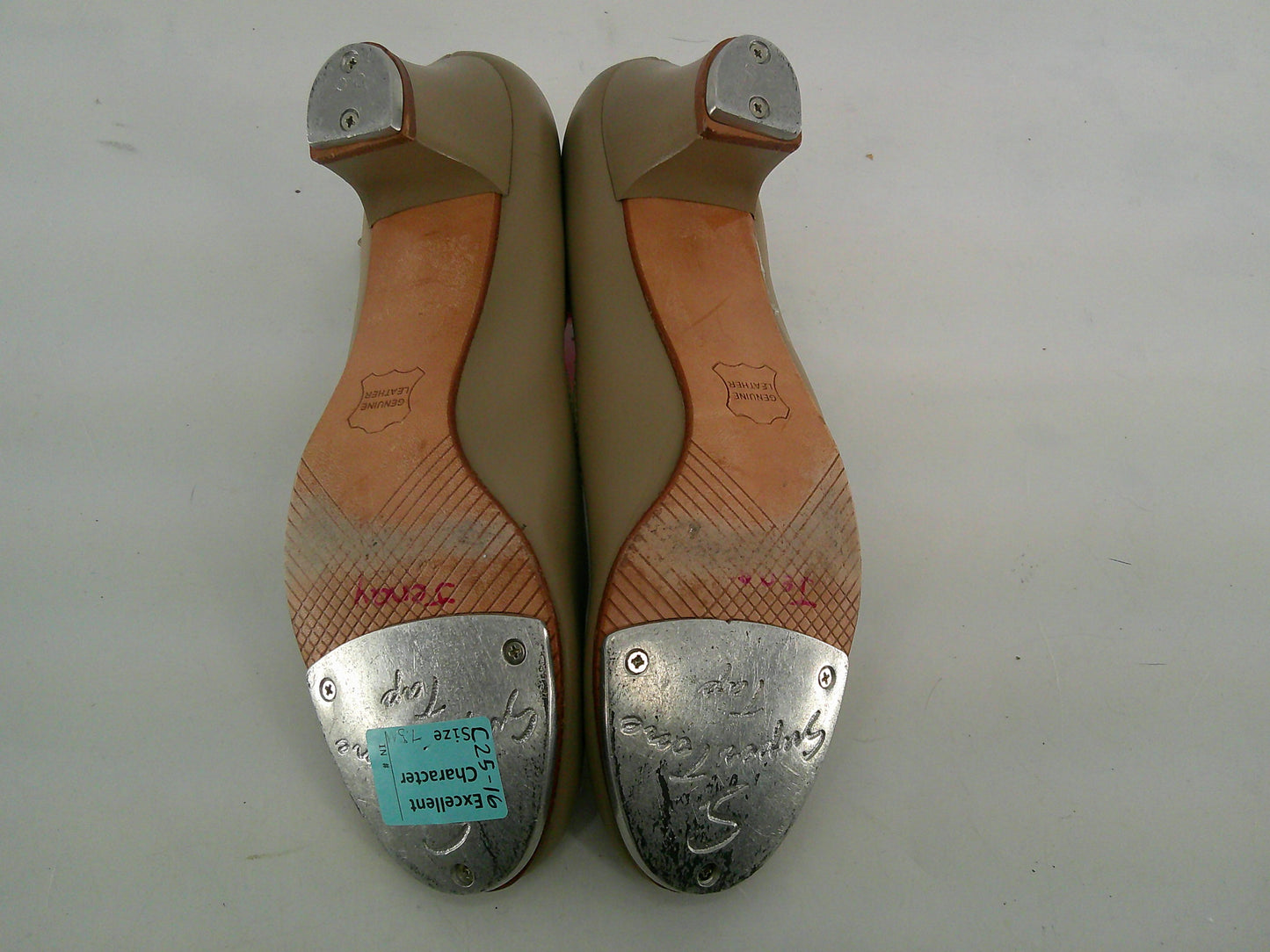 Pre-Owned Tap Shoes Liberts Womens 7.5M  Leather Buckle