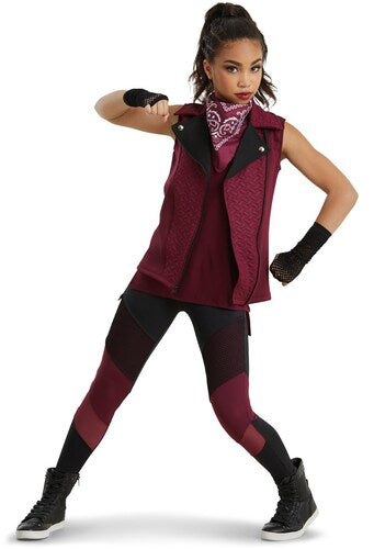 Pre-Owned Vest Weissman 11020 Medium Adult Green Jazz Hip Hop