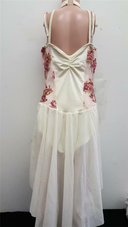 Pre-Owned Costume Curtain Call  R327 Medium Adult Pink-Ivory  Contemporary