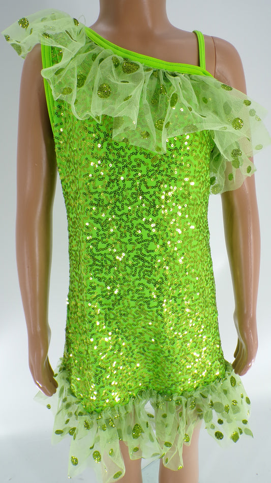Pre-Owned Costume Weissman  5413 Small Child Green  Jazz