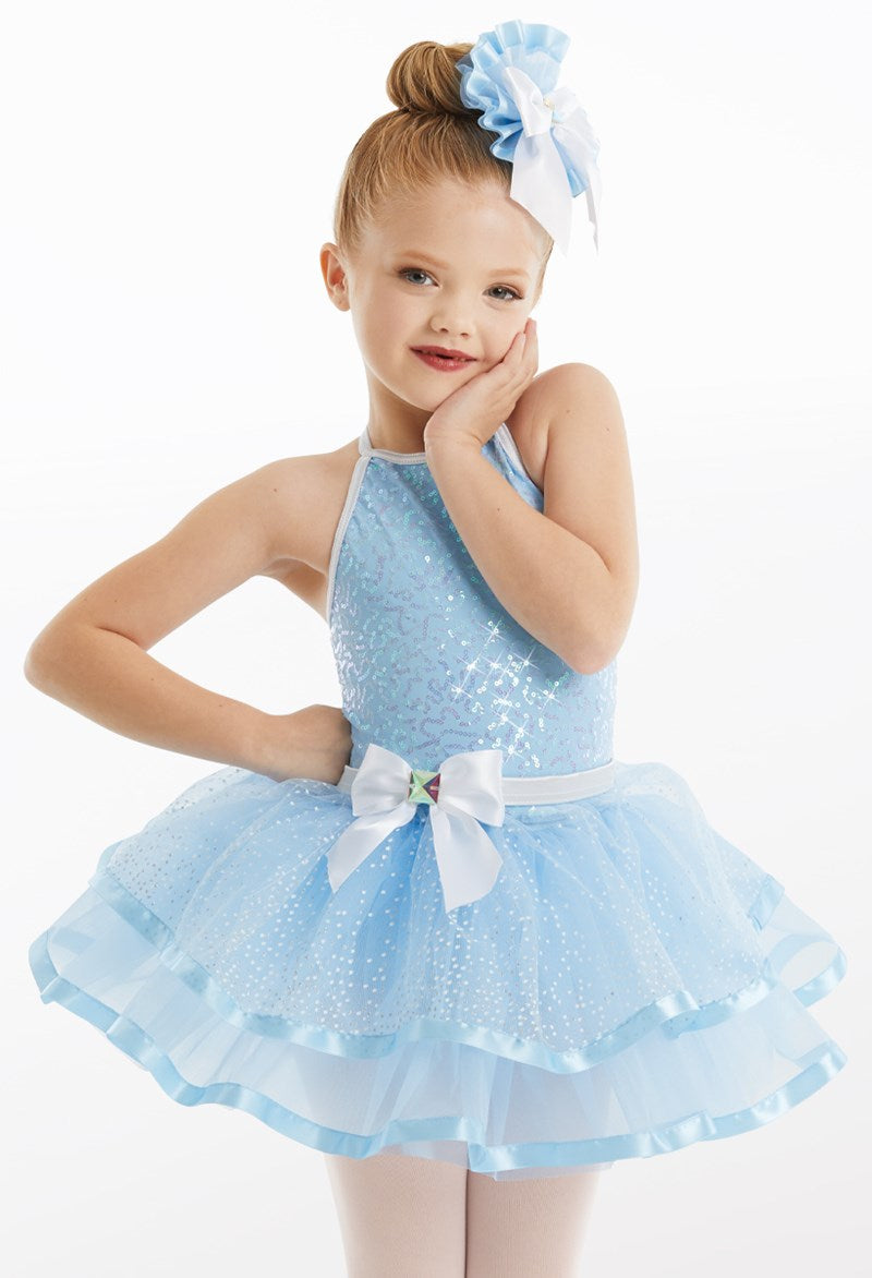 Pre-Owned Costume Weissman  11556 Small Child Ballet Tutu Ballet Sequin