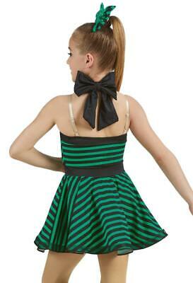 Pre-Owned Costume Weissman  11087 XL Child Green  Jazz Sequins