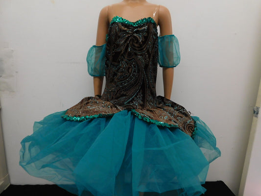 Pre-Owned Costume Wolff Fording  19060 Large Child Brown  Ballet