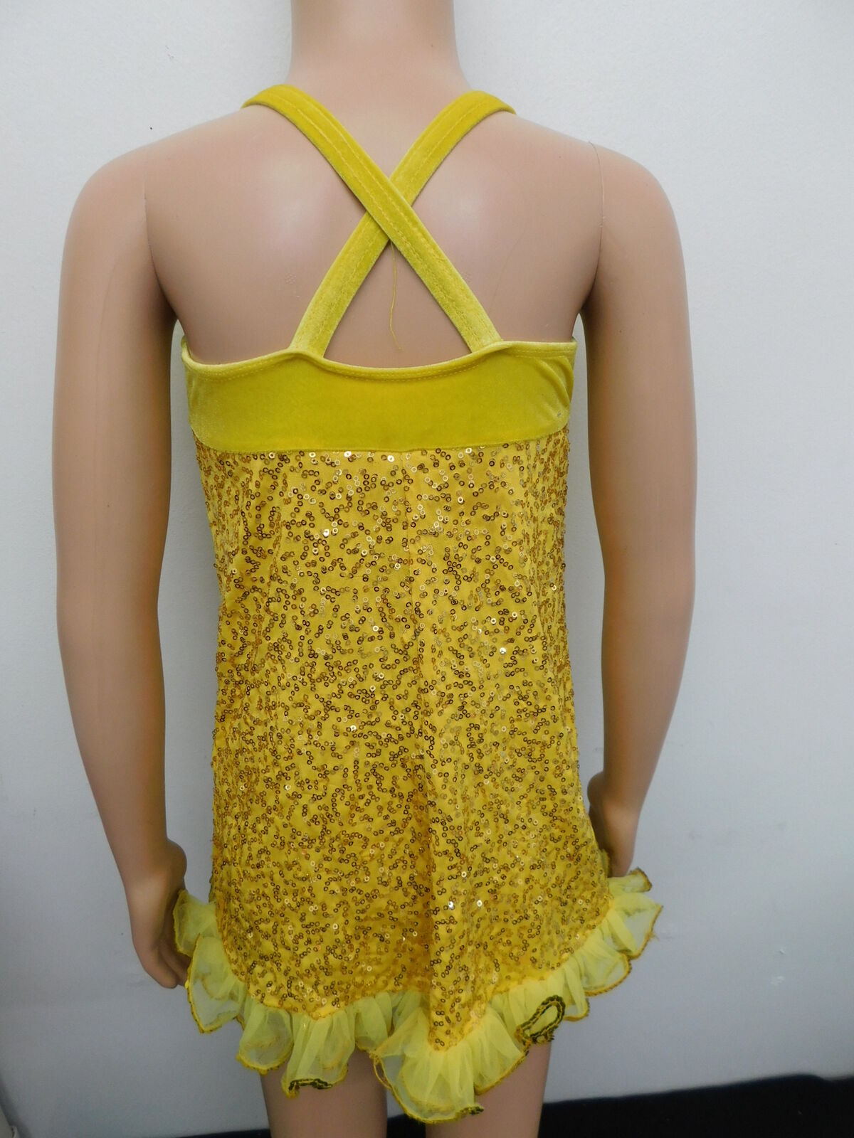 Pre-Owned Costume Art Stone  2072 Small Child Gold  Jazz