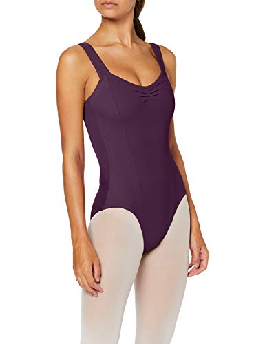 New Leotard Capezio TC0001 Large Adult  Auburn Purple  Ballet Jazz