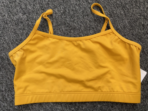 Pre-Owned Sports Bra Balera  MT3477 Medium Child Yellow  Jazz Cheer