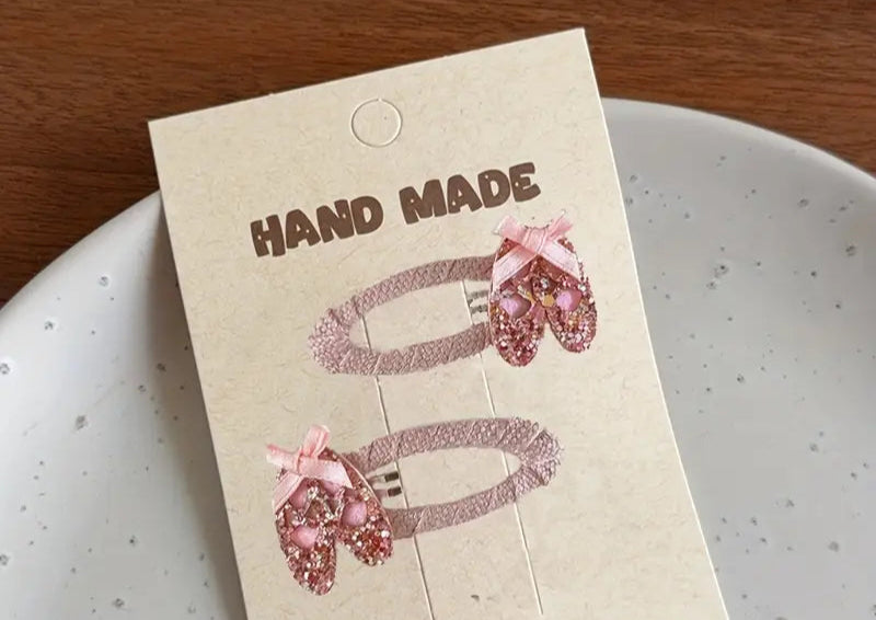 New Ballet Shoe Hair Clips