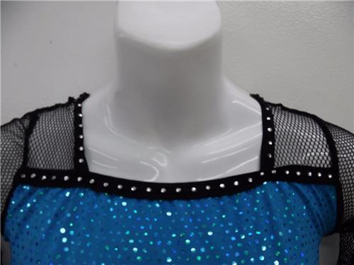 Pre-Owned Costume Weissman  4599 Medium Adult Turquoise  Jazz